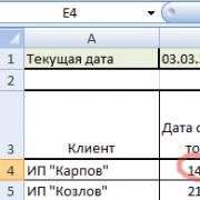 Анализ дебиторской задолженности в Excel